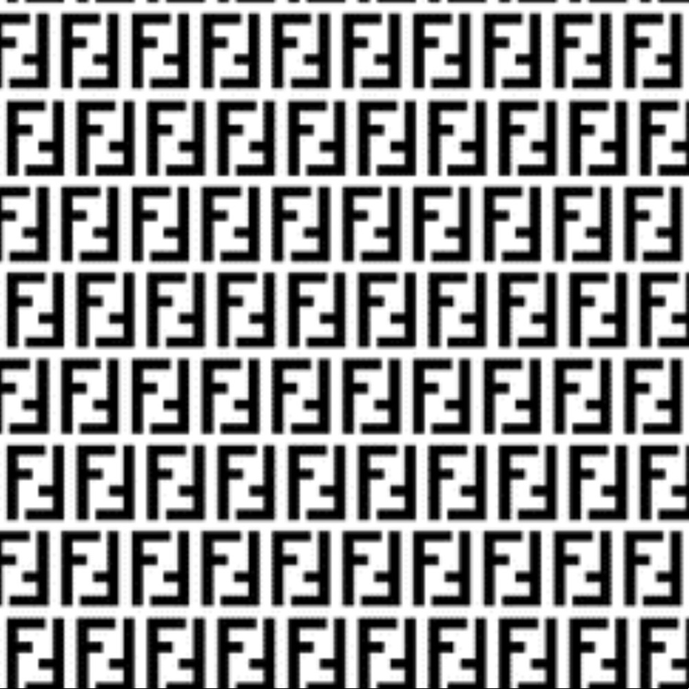 Fendi print stencil